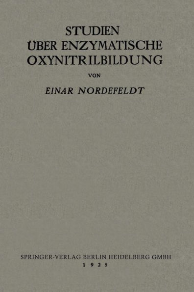 Studien über Enzymatische Oxynitrilbildung