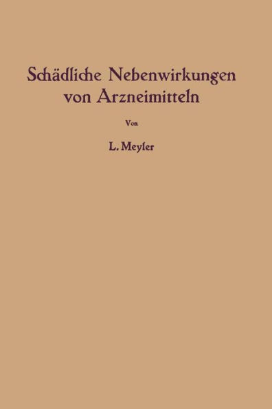 Schädliche Nebenwirkungen von Arzneimitteln