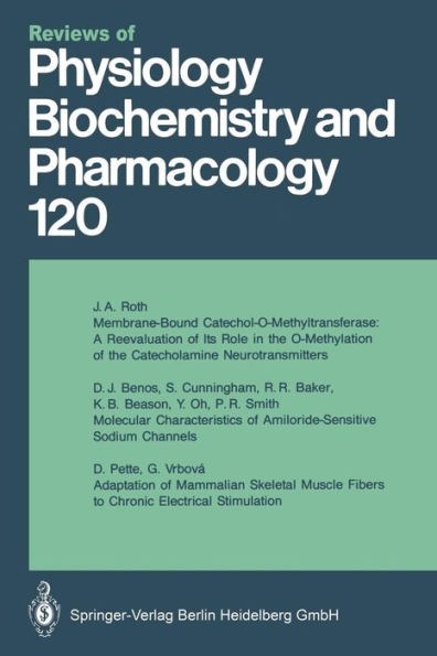 Reviews of Physiology, Biochemistry and Pharmacology: Volume: 120