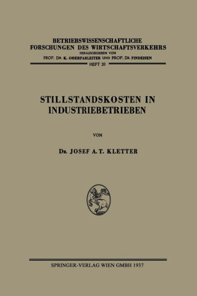 Stillstandskosten in Industriebetrieben