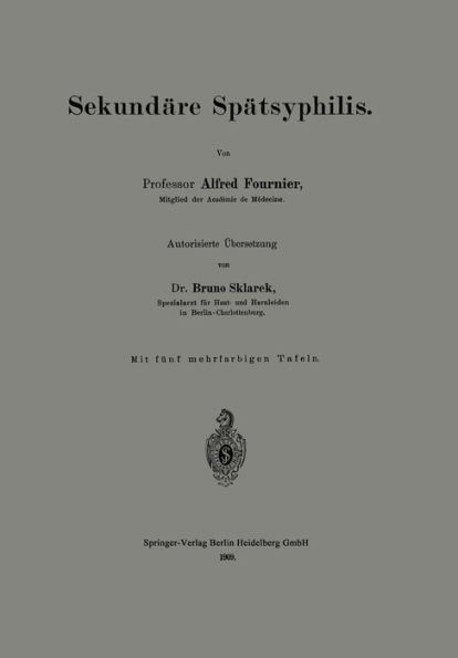 Sekundäre Spätsyphilis