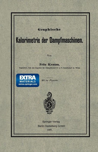 Graphische Kalorimetrie der Dampfmaschinen