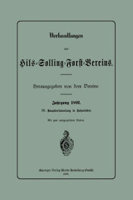 Title: Verhandlungen des Hils-Solling-Forst-Vereins, Author: Hils-Solling-Forst-Verein
