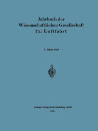 Title: Jahrbuch der Wissenschaftlichen Gesellschaft für Luftfahrt, Author: Wissenschaftliche Gesellschaft für Luftfahrt