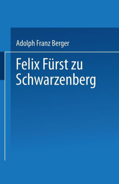 Felix Fürst zu Schwarzenberg