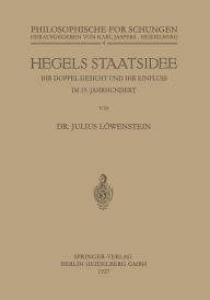 Title: Hegels Staatsidee, Author: Julius Lïwenstein