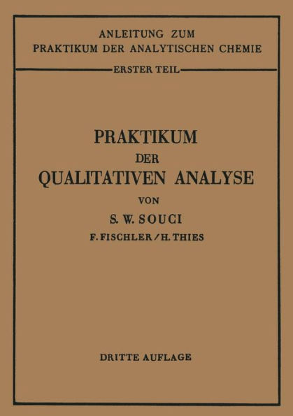 Praktikum der qualitativen Analyse