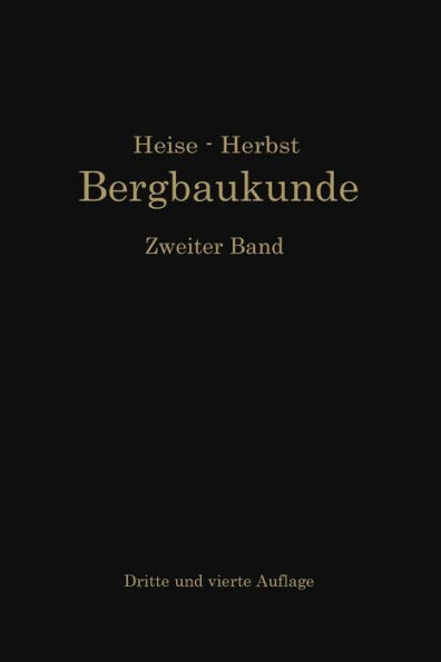 Lehrbuch der Bergbaukunde