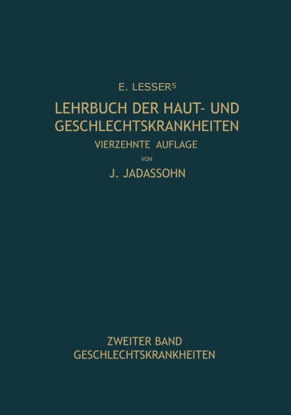 Lehrbuch der Haut- und Geschlechtskrankheiten / Edition 14