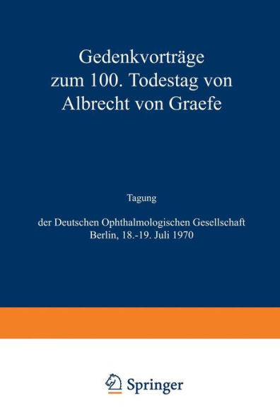 Albrecht von Graefe / Edition 181
