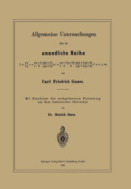 Title: Allgemeine Untersuchungen über die unendliche Reihe, Author: Carl Friedrich Gauß
