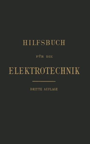 Hilfsbuch für die Elektrotechnik