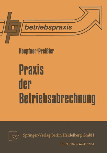 Praxis der Betriebsabrechnung