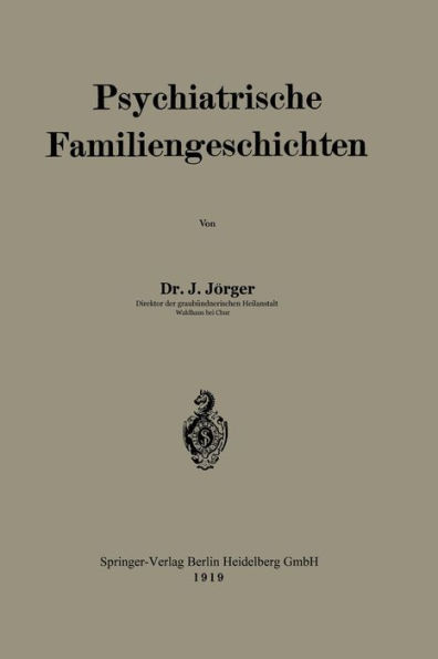 Psychiatrische Familiengeschichten