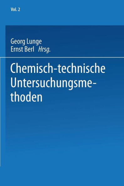 Chemisch-technische Untersuchungsmethoden