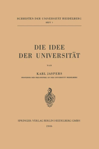 Die Idee der Universitï¿½t