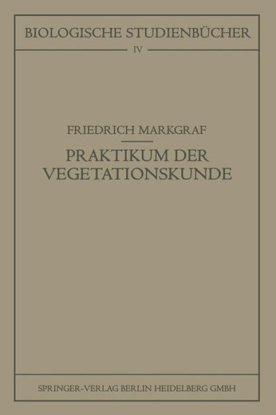 Kleines Praktikum der Vegetationskunde