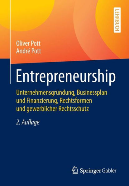 Entrepreneurship: Unternehmensgründung, Businessplan und Finanzierung, Rechtsformen gewerblicher Rechtsschutz