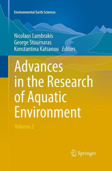 Advances in the Research of Aquatic Environment: Volume 2