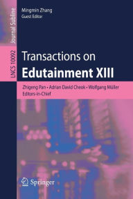 Title: Transactions on Edutainment XIII, Author: Zhigeng Pan