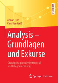 Title: Analysis - Grundlagen und Exkurse: Grundprinzipien der Differential- und Integralrechnung, Author: Adrian Hirn
