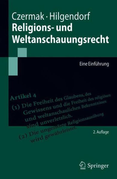 Religions- und Weltanschauungsrecht: Eine Einfï¿½hrung / Edition 2