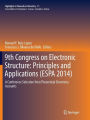 9th Congress on Electronic Structure: Principles and Applications (ESPA 2014): A Conference Selection from Theoretical Chemistry Accounts