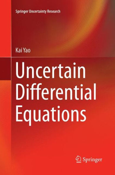 Uncertain Differential Equations