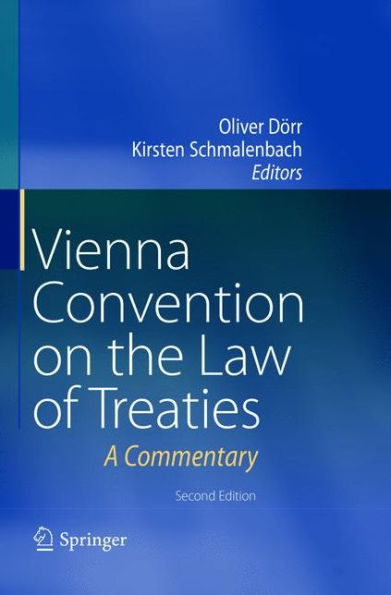 Vienna Convention on the Law of Treaties: A Commentary