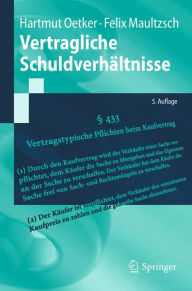 Title: Vertragliche Schuldverhältnisse, Author: Hartmut Oetker