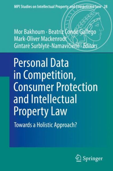 Personal Data in Competition, Consumer Protection and Intellectual Property Law: Towards a Holistic Approach?