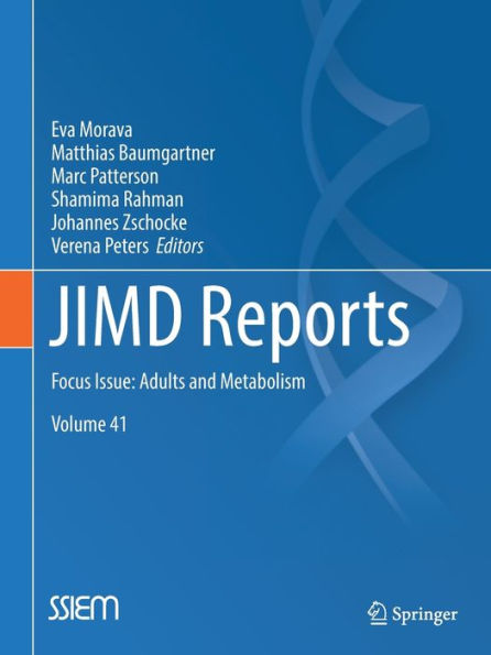 JIMD Reports, Volume 41: Focus Issue: Adults and Metabolism