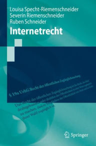 Title: Internetrecht, Author: Louisa Specht-Riemenschneider