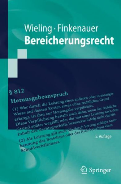 Bereicherungsrecht