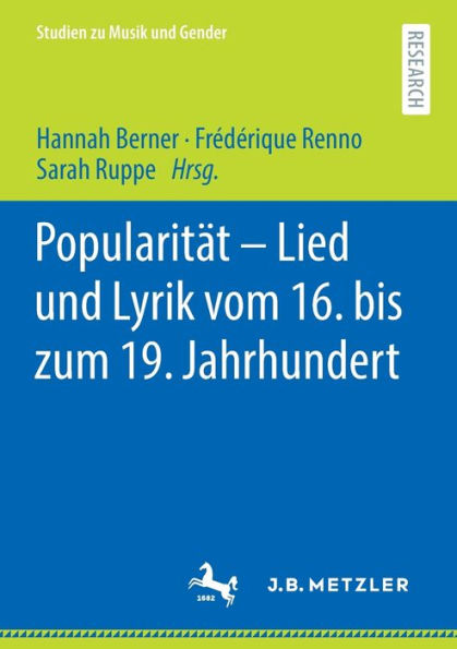 Popularitï¿½t - Lied und Lyrik vom 16. bis zum 19. Jahrhundert