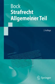 Title: Strafrecht Allgemeiner Teil, Author: Dennis Bock