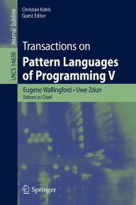 Title: Transactions on Pattern Languages of Programming V, Author: Eugene Wallingford