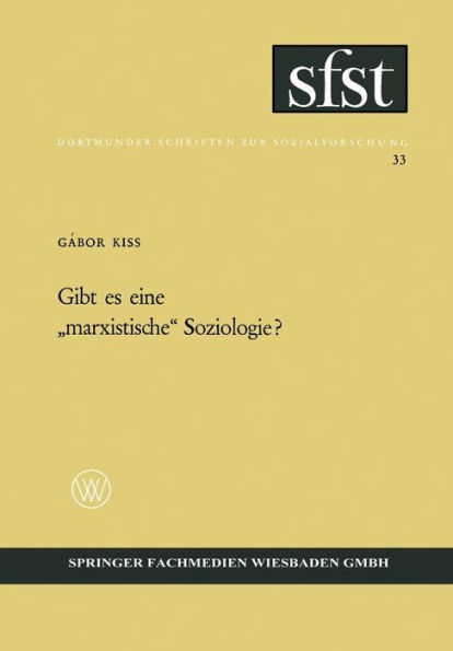 Gibt es eine "marxistische" Soziologie?