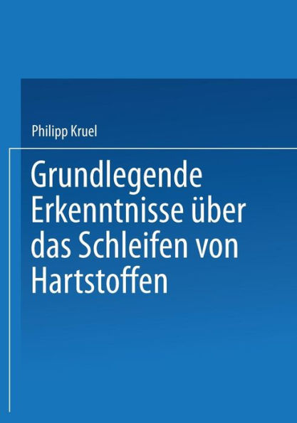 Grundlegende Erkenntnisse über das Schleifen von Hartstoffen