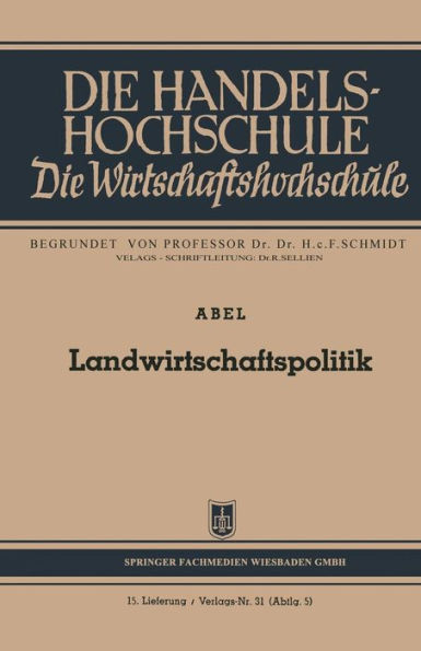 Landwirtschaftspolitik