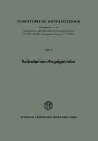 Title: Reibscheiben-Regelgetriebe, Author: W. Thomas