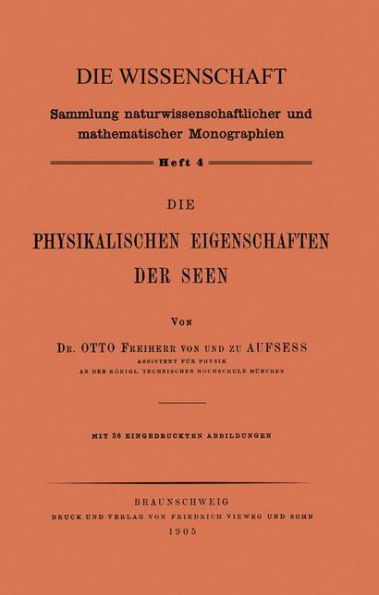 Die Physikalischen Eigenschaften der Seen