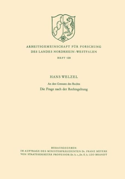 An den Grenzen des Rechts: Die Frage nach der Rechtsgeltung