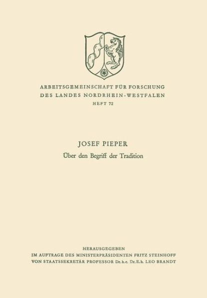 Über den Begriff der Tradition