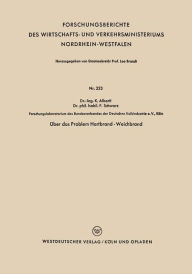 Title: Über das Problem Hartbrand - Weichbrand, Author: Kurt Alberti