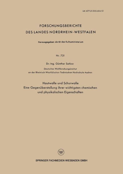 Hautwolle und Schurwolle: Eine Gegenüberstellung ihrer wichtigsten chemischen und physikalischen Eigenschaften