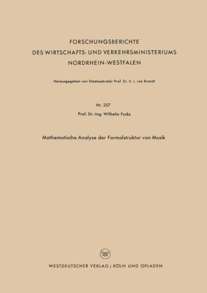 Mathematische Analyse der Formalstruktur von Musik