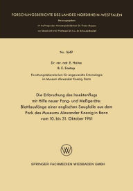 Title: Die Erforschung des Insektenflugs mit Hilfe neuer Fang- und Messgeräte: Blattlausfänge einer englischen Saugfalle aus dem Park des Museums Alexander Koenig in Bonn vom 10. bis 31. Oktober 1961, Author: Else Haine