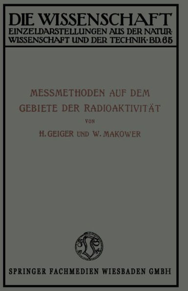 Meßmethoden auf dem Gebiete der Radioaktivität