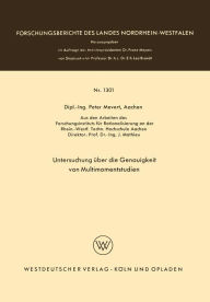 Title: Untersuchung über die Genauigkeit von Multimomentstudien, Author: Peter Mevert